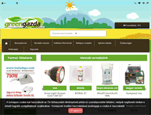 Tablet Screenshot of greengazda.com